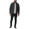 imageNautica Mens Reversible Quilted Puffer Jacket Midweight Mechanical Stretch Winter CoatVintage Black Combo