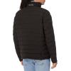 imageNautica Mens Reversible Quilted Puffer Jacket Midweight Mechanical Stretch Winter CoatVintage Black Combo