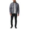imageNautica Mens Reversible Quilted Puffer Jacket Midweight Mechanical Stretch Winter CoatVintage Black Combo