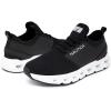 imageNautica Mens Running Sneakers Sport Fashion LaceUp Athletic Soft Shoes for Gym Tennis Men  Cushioned Breathable Lightweight ampamp ComfortableBlack Cerce