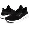 imageNautica Mens Running Sneakers Sport Fashion LaceUp Athletic Soft Shoes for Gym Tennis Men  Cushioned Breathable Lightweight ampamp ComfortableBlack White