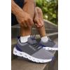 imageNautica Mens Running Sneakers Sport Fashion LaceUp Athletic Soft Shoes for Gym Tennis Men  Cushioned Breathable Lightweight ampamp ComfortableGrey Mix Blue Cerce