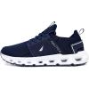 imageNautica Mens Running Sneakers Sport Fashion LaceUp Athletic Soft Shoes for Gym Tennis Men  Cushioned Breathable Lightweight ampamp ComfortableNavy White Cailen