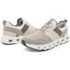 imageNautica Mens Running Sneakers Sport Fashion LaceUp Athletic Soft Shoes for Gym Tennis Men  Cushioned Breathable Lightweight ampamp ComfortableOff White Zer