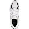 imageNautica Mens Running Sneakers Sport Fashion LaceUp Athletic Soft Shoes for Gym Tennis Men  Cushioned Breathable Lightweight ampamp ComfortableWhite Metallic