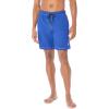 imageNautica Mens Solid Quick Dry Classic Logo SwimTrunkBright Cobalt