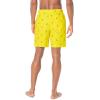 imageNautica Mens Standard Quick Dry All Over Classic Anchor Print Swim TrunkBlazing Yellow