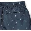 imageNautica Mens Standard Quick Dry All Over Classic Anchor Print Swim TrunkNavy
