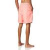 imageNautica Mens Standard Quick Dry All Over Classic Anchor Print Swim TrunkPale Coral