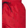 imageNautica Mens Standard Quick Dry All Over Classic Anchor Print Swim TrunkRacer Red