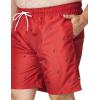 imageNautica Mens Standard Quick Dry All Over JClass Sailboat Print Swim TrunkNautica Red