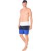 imageNautica Mens Standard Quick Dry Classic Logo TriBlock Series Swim TrunkBright Cobalt