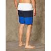 imageNautica Mens Standard Quick Dry Classic Logo TriBlock Series Swim TrunkBright Cobalt