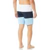 imageNautica Mens Standard Quick Dry Classic Logo TriBlock Series Swim TrunkCool Breeze