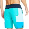 imageNautica Mens Standard Sustainably Crafted 8quot Colorblock SwimTropic Jade