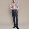 imageNautica Mens Stretch Corduroy PantCarbon