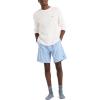 imageNautica Mens Sustainably Crafted Plaid Poplin Sleep ShortBlue Yonder