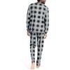 imageNautica Mens Waffle Buffalo Plaid Pajama Pant SetStorm Grey