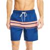 imageNautica Sustainably Crafted 6quot Striped SwimNavy