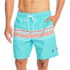 imageNautica Sustainably Crafted 6quot Striped SwimTropic Jade