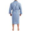imageNautica mens Longsleeve Lightweight Cotton WovenrobeFrench Blue