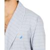 imageNautica mens Longsleeve Lightweight Cotton WovenrobeGrey