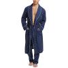 imageNautica mens Longsleeve Lightweight Cotton WovenrobeNavy