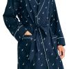 imageNautica mens Longsleeve Lightweight Cotton WovenrobePeacoat