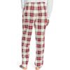 imageNautica mens Sustainably Crafted Plaid Fleece Sleep PantMarshmallow