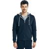 imageNautica Mens Anchor Fleece FullZip HoodieNavy