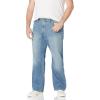 imageNautica Mens Big and Tall Relaxed Fit JeanHook Line Blue