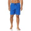 imageNautica Mens Solid Quick Dry Classic Logo SwimTrunkBright Cobalt