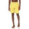 imageNautica Mens Standard Quick Dry All Over JClass Sailboat Print Swim TrunkSunfish Yellow Wintl