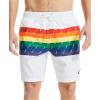imageNautica Mens Standard Sustainably Crafted Pride Swim ShortBright White