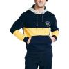 imageNautica Mens Sustainably Crafted Colorblock Logo HoodieNavy Seas