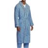 imageNautica mens Longsleeve Lightweight Cotton WovenrobeFrench Blue