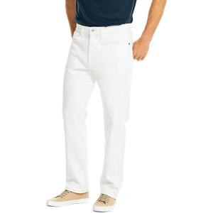 imageNautica Jeans Mens Straight Light Cross Hatch JeanGlacier Bay Wash