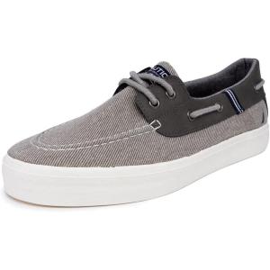 imageNautica Mens Casual Boat Shoes MocToe Loafers with Cushioned Insole Deck Fashion SneakerMaladgrey