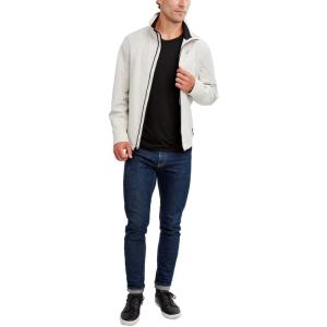 imageNautica Mens Lightweight Windbreaker Stretch Athletic Outdoor Full Zip Bomber Golf JacketSand