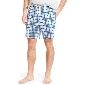 imageNautica Mens Plaid Sleep ShortWindsurf Blue