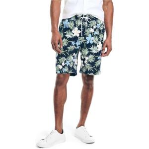 imageNautica Mens Sustainably Crafted 85quot Printed Cabana ShortNavy