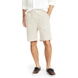imageNautica Mens Sustainably Crafted 85quot Printed Cabana ShortSail White
