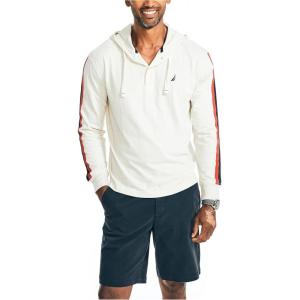 imageNautica Mens Sustainably Crafted Pullover HoodieOatmeal Heather