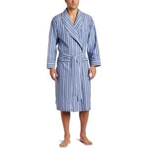 imageNautica mens Longsleeve Lightweight Cotton WovenrobeCornflower