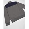 imageNautica Mens 14 Zip Pieced Fleece SweatshirtCharcoal Heather