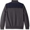 imageNautica Mens 14 Zip Pieced Fleece SweatshirtCharcoal Heather