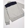 imageNautica Mens 14 Zip Pieced Fleece SweatshirtGrey Heather