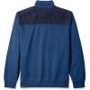 imageNautica Mens 14 Zip Pieced Fleece SweatshirtMonaco Blue
