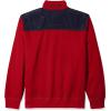 imageNautica Mens 14 Zip Pieced Fleece SweatshirtNautica Red