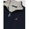 imageNautica Mens 14 Zip Pieced Fleece SweatshirtNavy